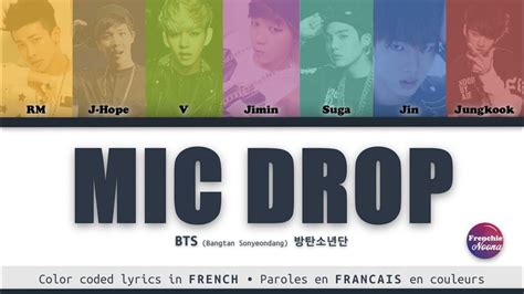mic drop bts traduction.